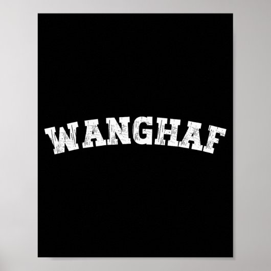 Wanghaf Meme Lustig Poster (Vorne)