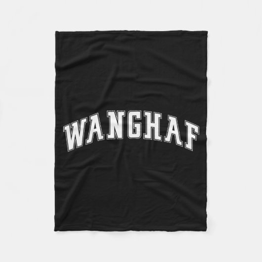 Wanghaf Meme Lustiges Grafikdesign Fleecedecke (Vorderseite)