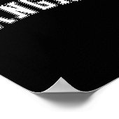 Wanghaf Meme Lustiges Grafikdesign Poster (Ecke)