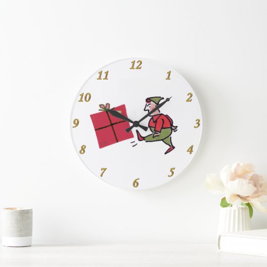 Wangry Elf Große Wanduhr (Zuhause)