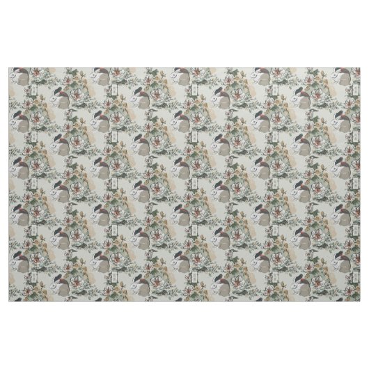 Wangxian Bunny Pattern Stoff (Yard (91,4 cm))