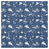 WangXian QiXi Festival Rabbit Print Stoff (Muster)