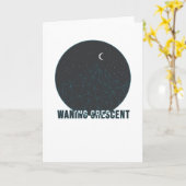 Waning Crescent Karte (Gelbe Blume)
