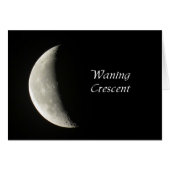 Waning Crescent Moon Phase (Vorderseite (Horizontal))