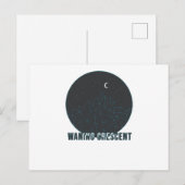 Waning Crescent Postkarte (Vorne/Hinten)