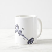 Wankel Motor-Tasse Kaffeetasse (VorderseiteRechts)