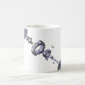 Wankel Motor-Tasse Kaffeetasse (Mittel)