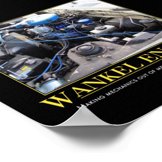 Wankel Motors Poster (Ecke)