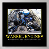 Wankel Motors Poster (Vorne)