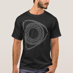 Wankel-Rotation-Motor-Schatteneffekt T-Shirt