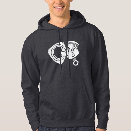 WANKEL VS KOLBEN HOODIE (Vorderseite)