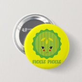 wankelmütige Gurke Button (Vorne & Hinten)