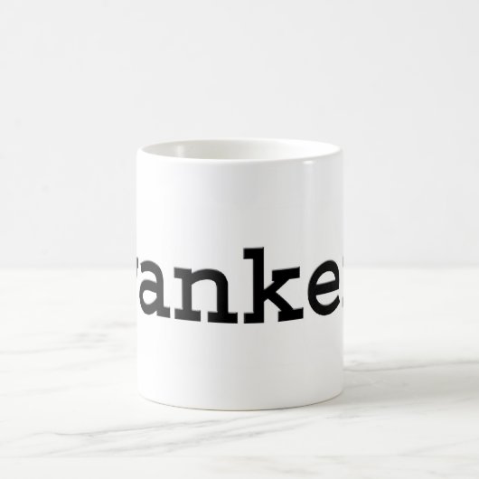 Wanker. Kaffeetasse (Mittel)