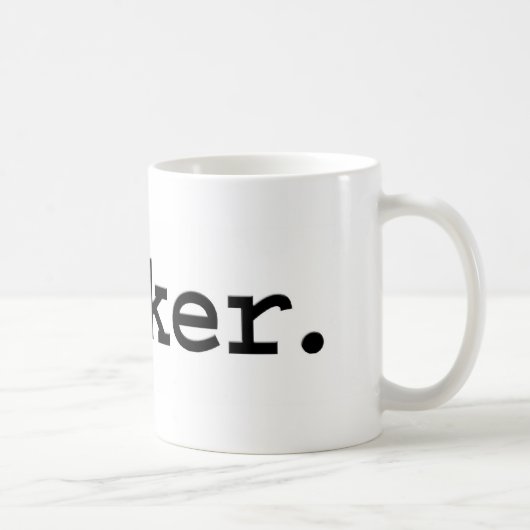 Wanker. Kaffeetasse (Rechts)