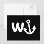 Wanker Postkarte (Vorne/Hinten)