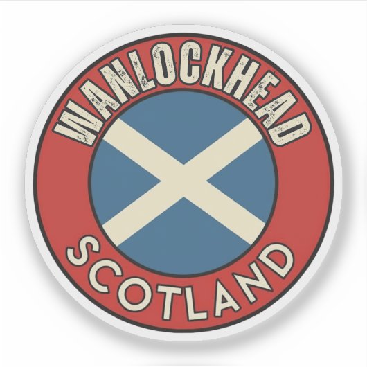 Wanlockhead, Schottland Aufkleber (Vorderseite)