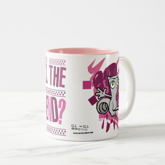 Wann beendet der Blödsinn? Schäumende Tasse (VorderseiteRechts)