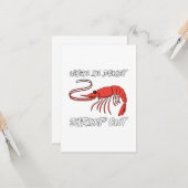 Wann geht Shrimps aus Karte (Vorderseite/Rückseite Beispiel)