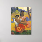 Wann heiratest du Paul Gauguin? Leinwanddruck (Vorderseite)