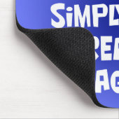 Wann immer ich blau mich fühle mousepad (Ecke)