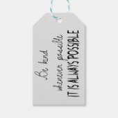 Wann immer möglich geschenkanhänger (Vorderseite)