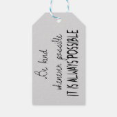 Wann immer möglich geschenkanhänger (Rückseite)