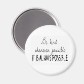 Wann immer möglich magnet (Vorderseite/Rückseite)