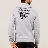 Wann immer, wo immer, gemeinsam T - Shirt (Rückseite)