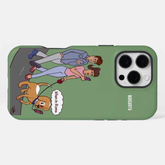 Wann in Rom iPhone Hülle (Rückseite (Horizontal))