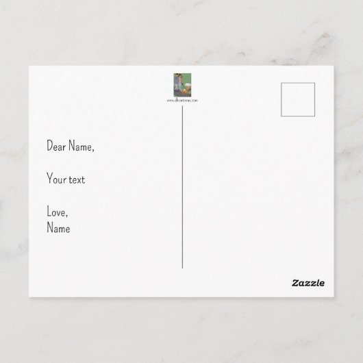 Wann in Rom Postkarte (Rückseite)