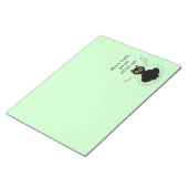 Wann in Schwierigkeiten Notizblock (angewinkelt)