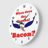Wann ist der Speck von Narwhal? Große Wanduhr (Winkel)