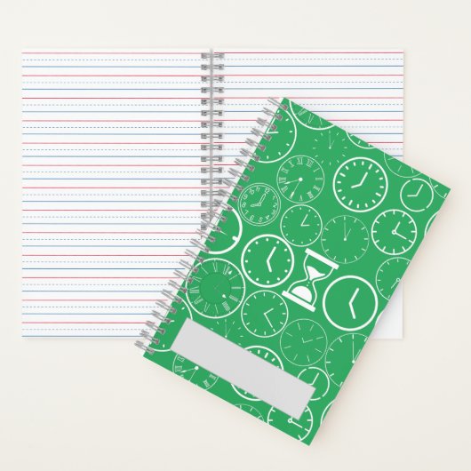 Wann ist es.b Green BG Notizblock (Innen)