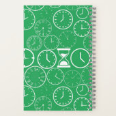 Wann ist es.b Green BG Notizblock (Rückseite)