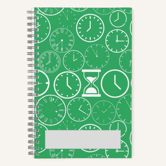 Wann ist es.b Green BG Notizblock (Vorderseite)