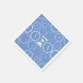 Wann ist es.b L Blue BG? Serviette (Ecke)