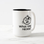 Wann Pause - Tasse ist (VorderseiteRechts)