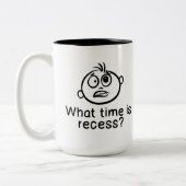 Wann Pause - Tasse ist (Links)