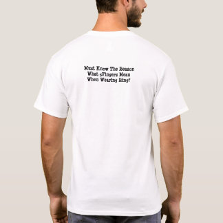 Wann Ring tragen? T-Shirt