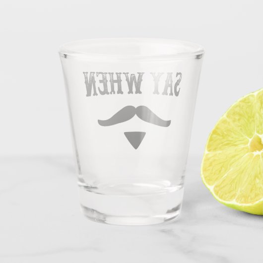 Wann Schnapsglas (Rückseite)