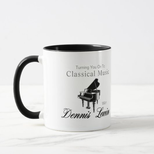WANN Sie auf die klassische Musik Tasse (Links)