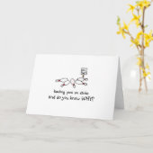 "WANN" SIEHT SICH DIE ALTERSKARTE AN KARTE (Gelbe Blume)