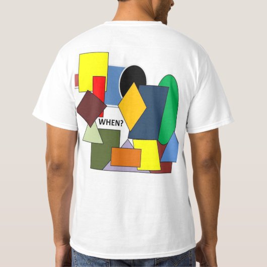 WANN? T-Shirt (Rückseite)