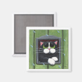 Wann wird es aufhören? - Cat Magnet (Vorderseite/Rückseite)
