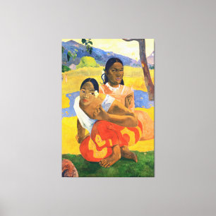 Wann wirst du heiraten? Paul Gauguin Leinwanddruck