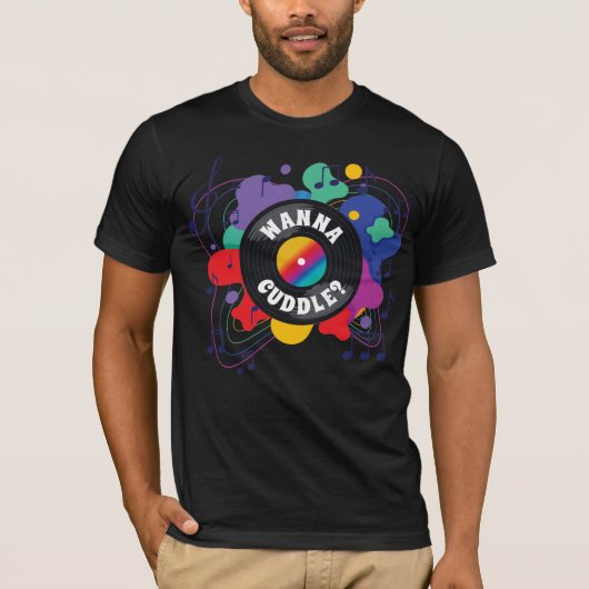 Wanna Cuddle - Design #1 - T - Shirt (C) (Vorderseite)
