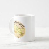 Wanna Cuttle Funny Cuttlefish Pub Kaffeetasse (Vorderseite Links)