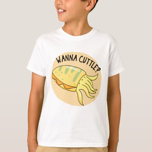 Wanna Cuttle Funny Cuttlefish Pub T-Shirt (Vorderseite)