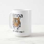 /Wanna Date mit mir Kaffeetasse (Vorderseite Links)