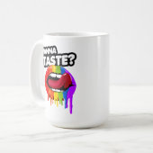 WANNA GESTASTET DEN RAINBOW KAFFEETASSE (Vorderseite Links)